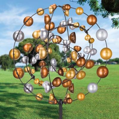 Regal Art & Gift - Drop Ship Gyroscope Wind Spinner Multi Metallic , Multi Metallic