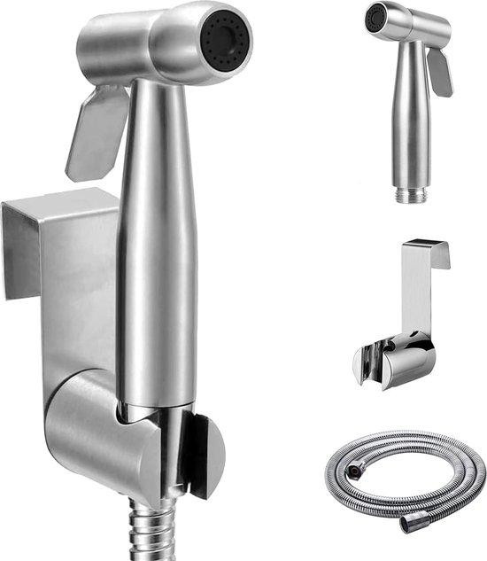Famanu RVS bidetsproeier set voor toilet voor persoonlijke hygiëne