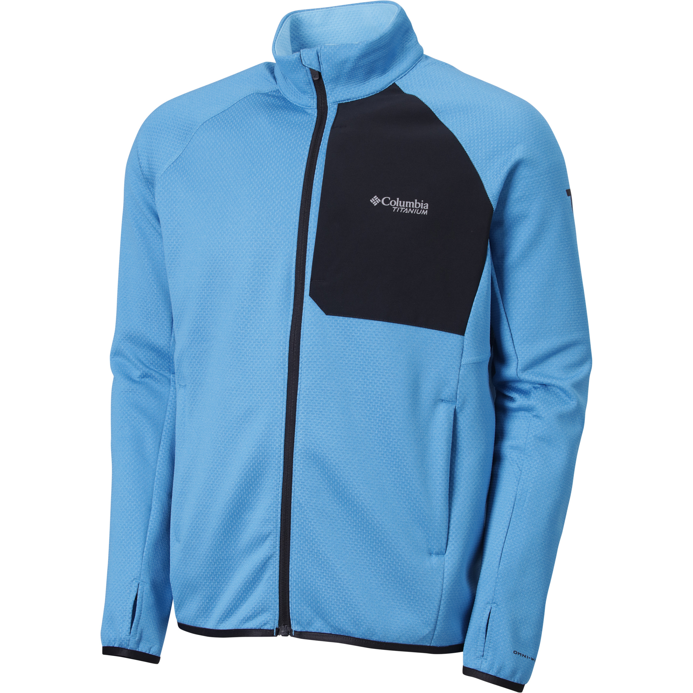 Columbia Triple Canyon Grid II Herren Fleecejacke blau Größe L Camping Widerstandsfähig