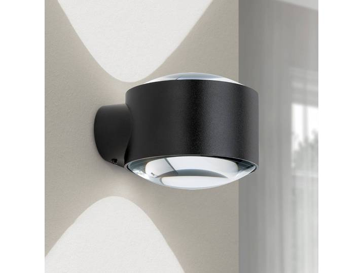 ORION LED Außenwandleuchte Tatra, dimmbar, schwarz, Aluminium, Modern