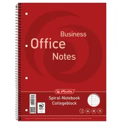 Herlitz Collegeblock »Business Office Notes« A4 kariert weiß
