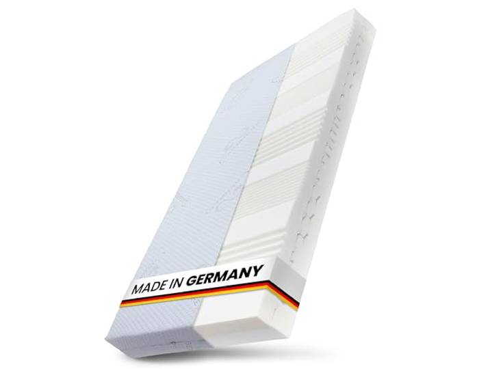FMP Matratzenmanufaktur viscoelastische 7 Zonen Kombikern Visco/Kaltschaummatratze Visco Gold Premium Härte: H3 (ab 85kg) Gr. 80x200cm