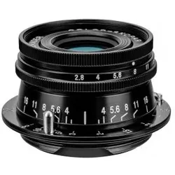 Voigtländer Color-Skopar 28mm / 2.8 L (M39) asph., Objektiv, Silber, Schwarz