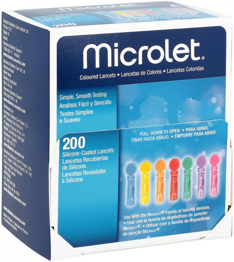 Microlet Lanzetten farbig
