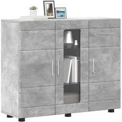 vidaXL, Kommode + Sideboard, Calonica (Sideboard mit Glastür) (30.50 x 88.50 x 73 cm)