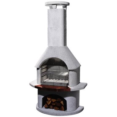 BUSCHBECK Grillkamin Venezia, Kupferblen H206xB110xT65cm, 460 kg 08294426