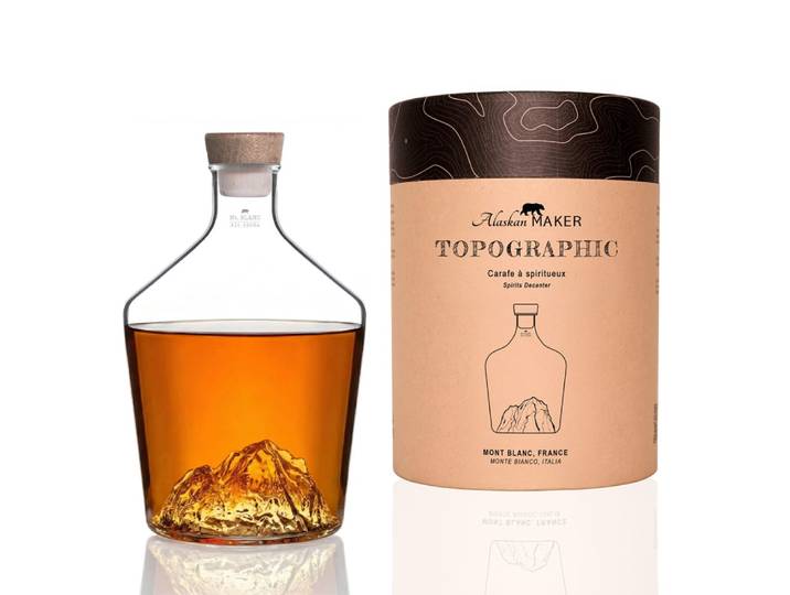 Carafe à spiritueux : mont blanc