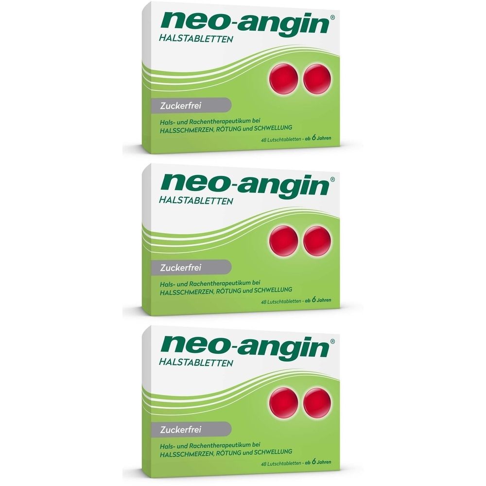 Neo-Angin Halstabletten zuckerfrei 3x 3x48 St Lutschtabletten