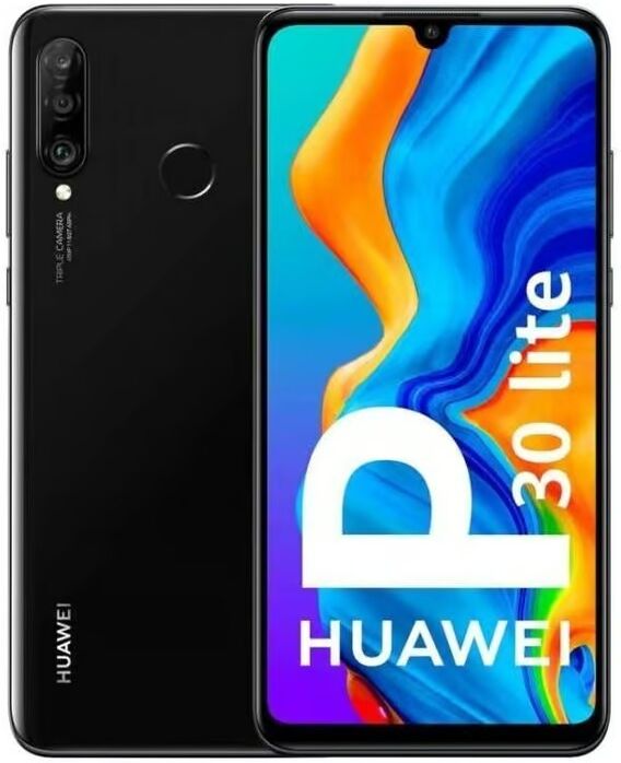 Huawei P30 Lite 128GB – 6.15" FHD Display, Triple AI Camera, 4GB RAM, Black