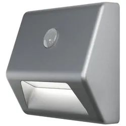 OSRAM Nachtlicht NIGHTLUX Stair Silber Sensor IP54 Treppen- und Flurbeleuchtung mit Batterie