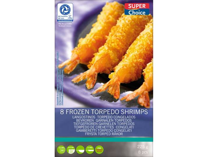 SUPER CHOICE Pâtes Torpilles 8 pièces 230 g
