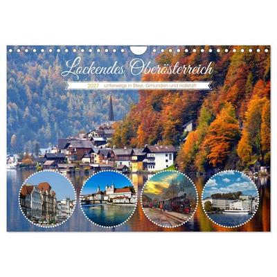 Lockendes Oberösterreich (Wandkalender 2027 DIN A4 quer), CALVENDO Monatskalender