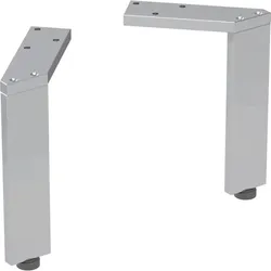 Geberit Set Füße schmal (2 St.), H:18cm hochglanz verchromt