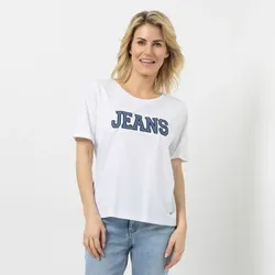 STRANDFEIN Shirt,1/2-Arm Rundhalsausschnitt Stickerei figurumspielend