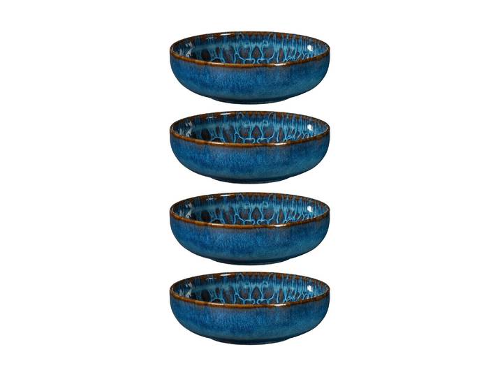 Schüssel MÄSER Tiles UNO 16 cm, 4 Stück , blau, Ø:16cm, Steinzeug, Schüsseln, Schüssel