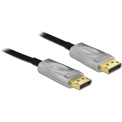 Delock DisplayPort-Kabel (100 m), Videokabel, Schwarz