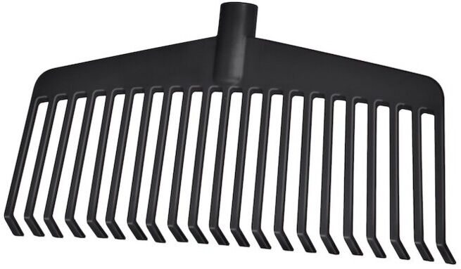 Ideal Balai à feuilles nylon rouge 21 dents L 38 cm (66520540)