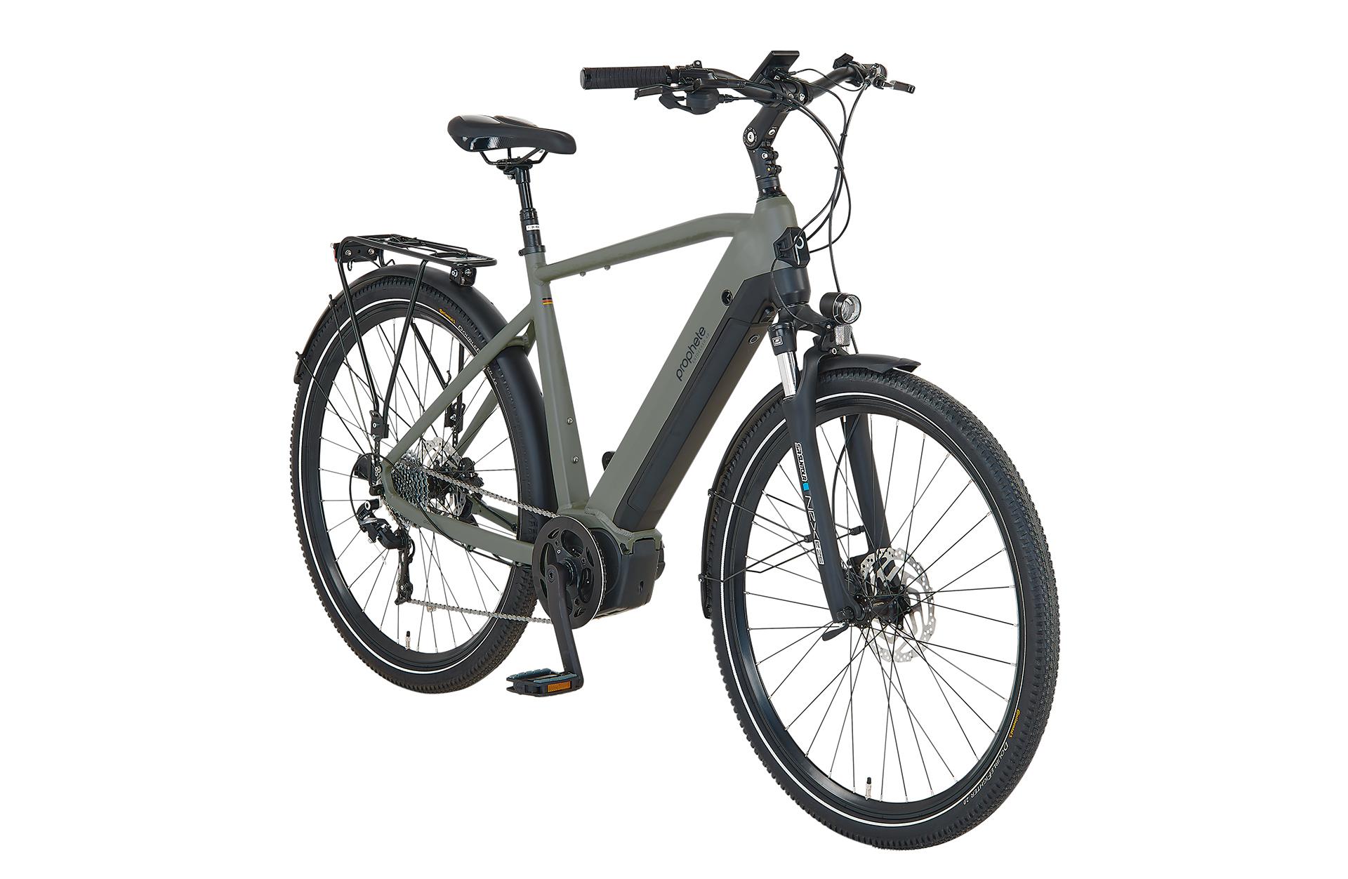 PROPHETE ENTDECKER 4.0 Herren Trekking E-Bike 28" | AEG Mittelmotor 36 V 70 Nm, 600 Wh Akku, Microshift 10-Gang, Hydraulische Scheibenbremsen