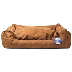 Let's Sleep Sweet Dreams L 100x70/85x60 Cognac (Hund), Hundebett + Katzenbett
