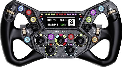 MOZA KS Pro Steering Wheel Sim-Racing Lenkrad Schwarz