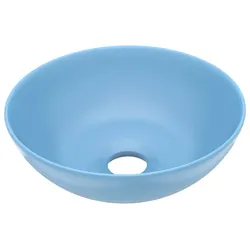 Helloshop26 - Rundes Waschbecken Aufsatzwaschbecken WC-Waschbecken Küchenwaschbecken Kosmetikwaschbecken Keramik für den Wohnbereich 02_0002720