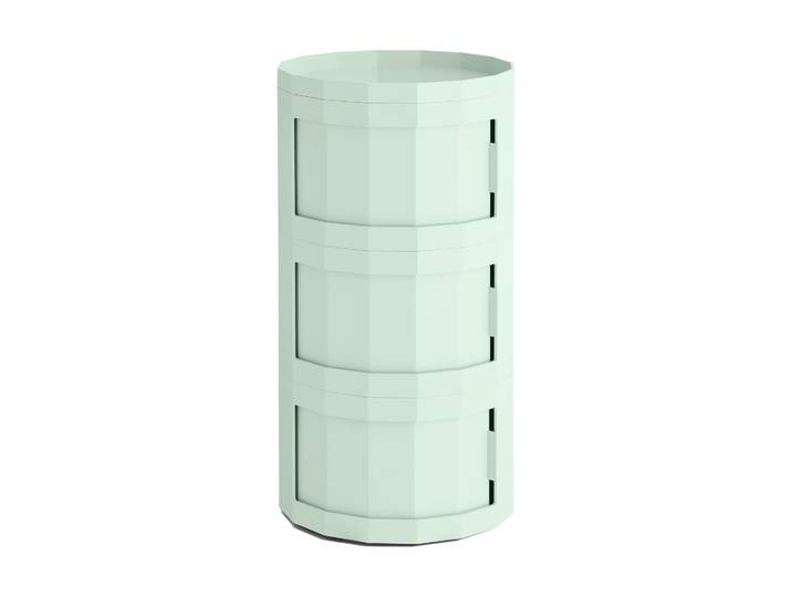 HAY Facet Cabinet 30 Beistelltisch Soft mint