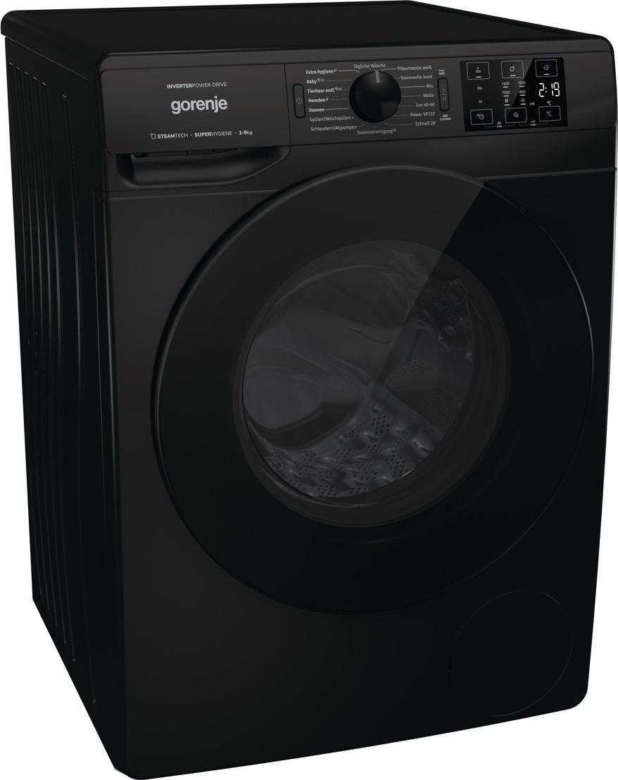 Gorenje WNFHEI94ADPSB Waschvollautomat, 9 kg, PowerDrive Motor, LED Display, schwarz
