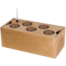 Siena Garden, Anzuchttöpfe + Anzuchtschalen, Hydroponikgefäss aus Holz