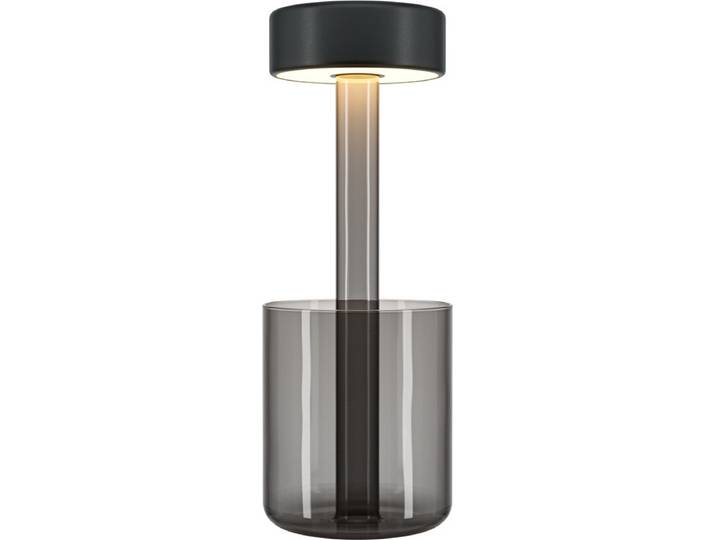 AI Collaboration LED 3W lampe de table vase en verre fumé Maytoni