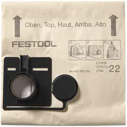 FESTOOL Filtersäcke FIS-CT22 (5 Stück)