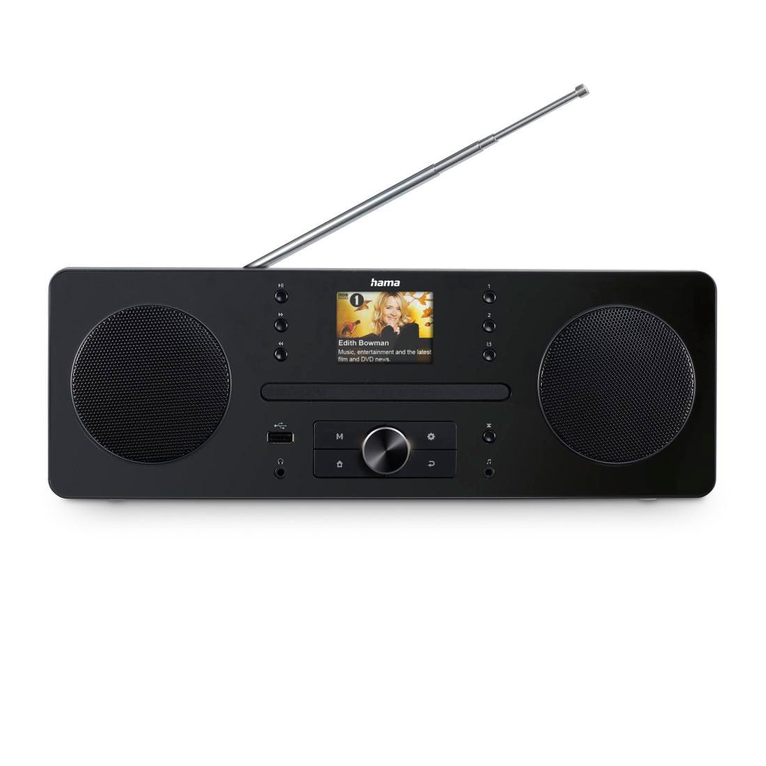 Hama 00054253 Digitalradio "DIR1570CBT", DAB+/Internetradio/CD/Bluetooth RX/App