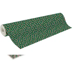 Clairefontaine Geschenkpapierrolle Alliance 60g 50x0,70m, Weihnachtsmütze - Grün 211947C