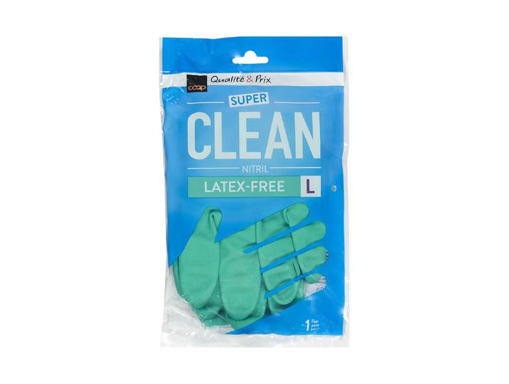 Super Clean Handschuhe Latex-Free mint L, 1 Paar