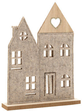 Deko-Haus zum Stellen aus Filz, 15 x 4 x 23 cm