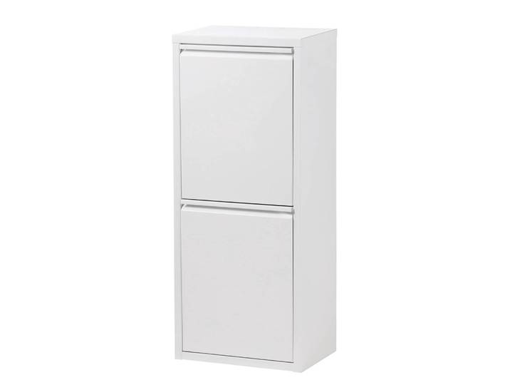 Mülleimer Fortes 33 x 94cm Weiß/Weiß
