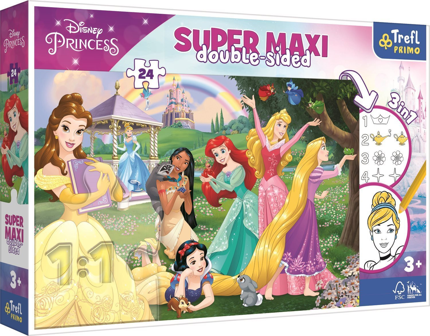 Trefl Super Maxi Puzzel Gelukkige Princessen 24 stukken 41008