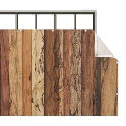 BALKON SICHTSCHUTZ Woody Flamed 650/75 cm