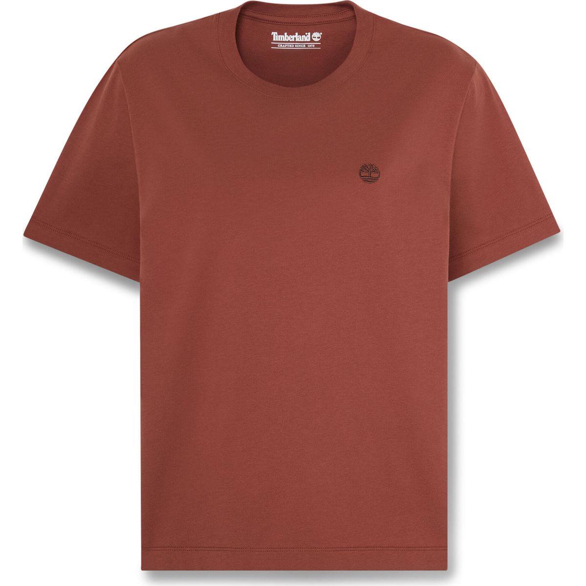 Timberland Womens Crafted Crew Short Sleeves Tee brownout XS TBC0YH5KAIM1-XS
