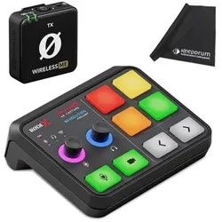 RØDE X Rode Streamer X Interface mit WIME-TX Mikrofon, Mischpult, Schwarz