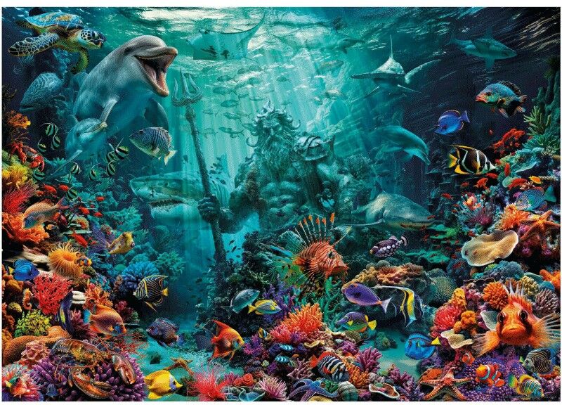 Puzzle 1000 pcs Récif de corail Poséidon - Educa
