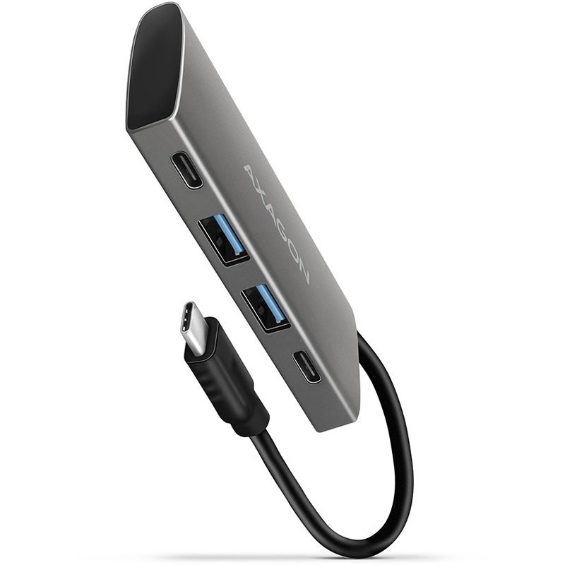 AXAGON HMC-4G2 Multiport-Hub, USB 3.1, 2x USB-A, 2x USB-C
