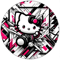 Essbares Papier Hello Kitty Fotografin, 19,5 cm