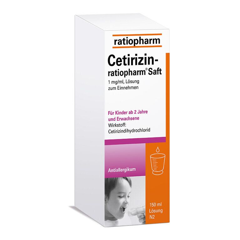 CETIRIZIN-ratiopharm Saft 150 ml