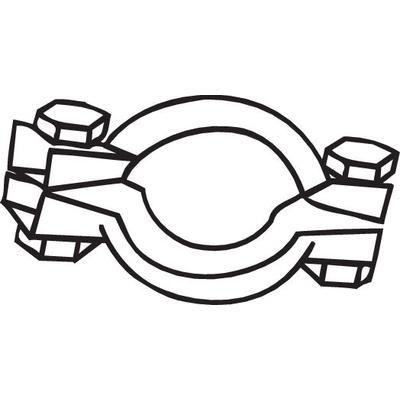 BOSAL Klemmstück, Abgasanlage 254-371 für Peugeot