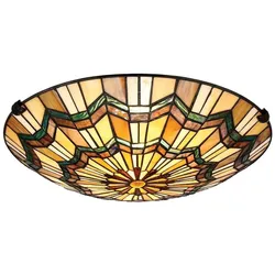 Elstead Lighting, Deckenleuchte, Alcott Deckenleuchte E27 2-fach 14cm Valiant Bronze (E27)