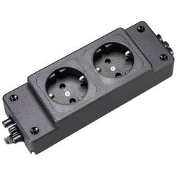 Wieland Electric 99.600.0028.0 2fach Steckdosen-Modul ohne Schalter Schwarz