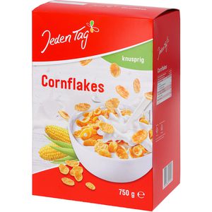 JedenTag Cornflakes 750 g, laktosefrei & vegan, aus Maismehl