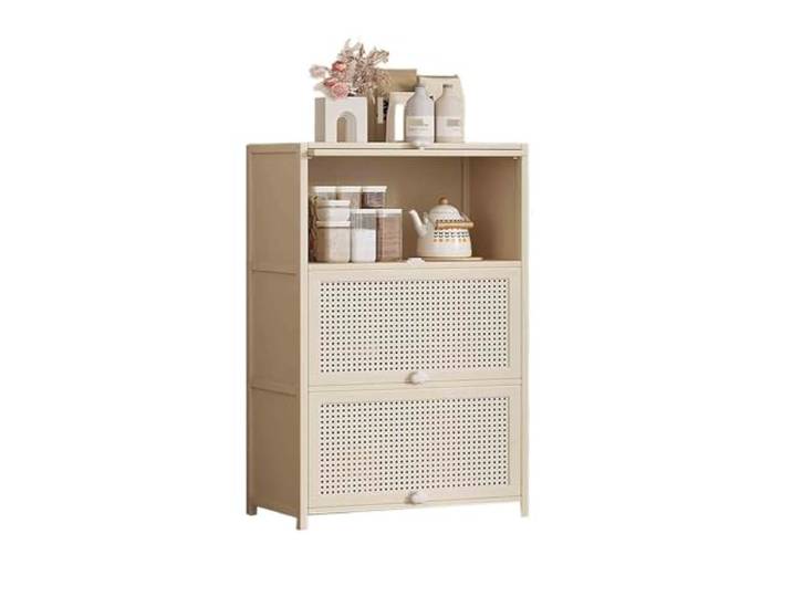 YHxFlux Küchenschrank EIN dreistufiges Küchen-Sideboard mit Stauraum for Kaffee Lagerung(Klein)
