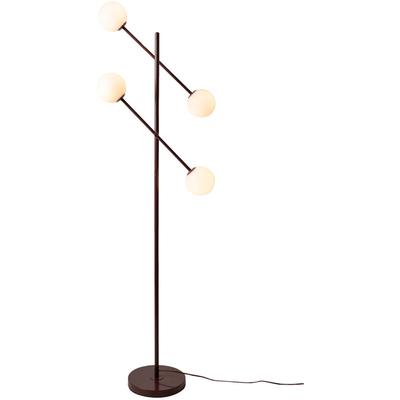 IT'S ABOUT ROMI Stehlampe "COPENHAGEN", braun (burgund), 4, H: 170cm, 1 Stk., Leuchten, Stehlampe