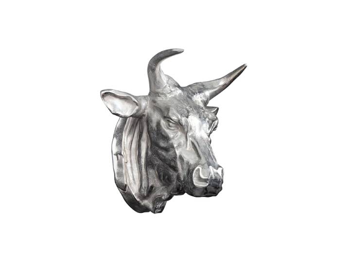 Imposantes Wandobjekt „Torero“ Silber Invicta Interiors